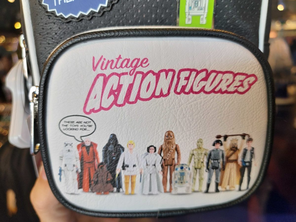 DL Star Wars Retro Action Figure Loungefly Sling Backpack 7
