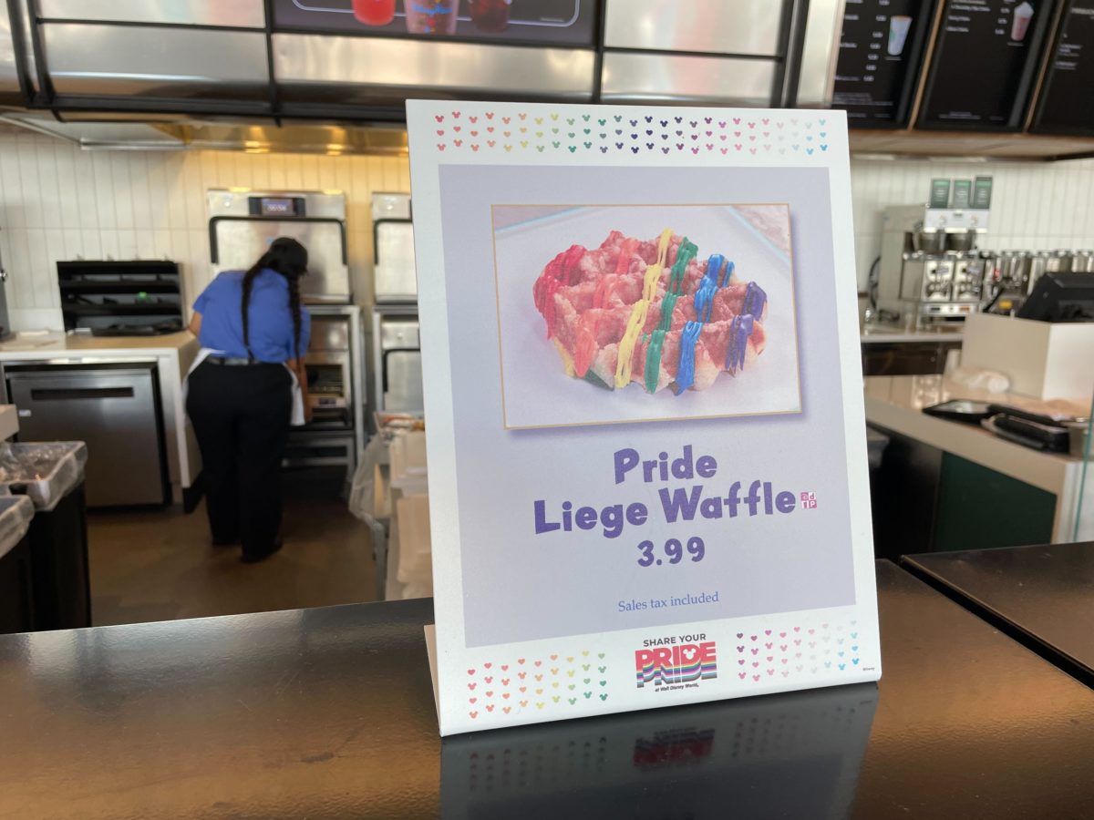 EPCOT Pride 2022 Liege Waffle 3