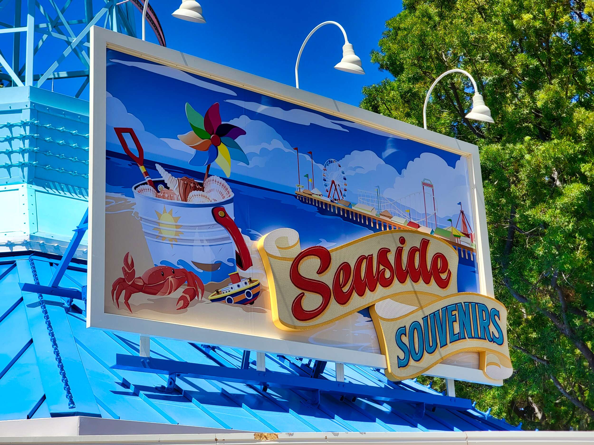 Seaside Souvenirs new sign
