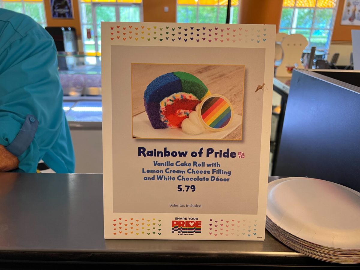 WDW Rainbow of Pride Cake Roll 3