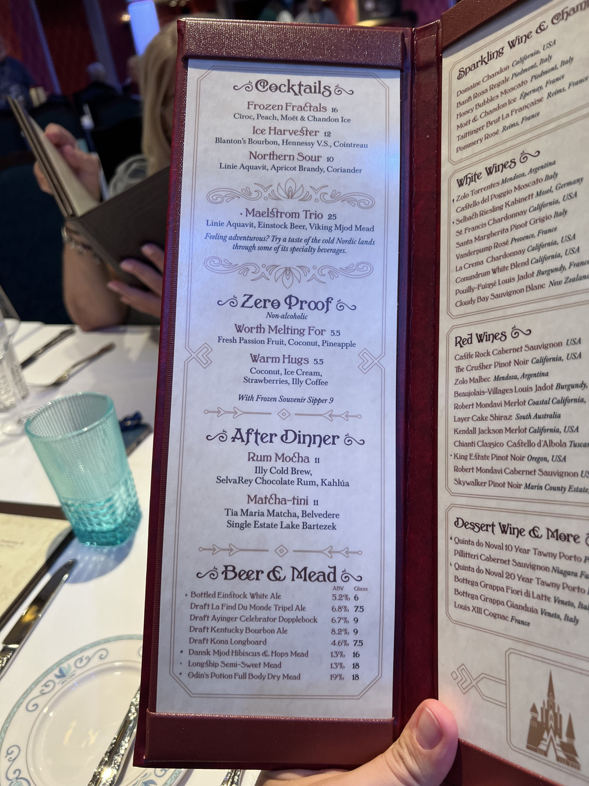 DCL Disney Wish Arendelle A Frozen Dining Adventure menu 3 scaled
