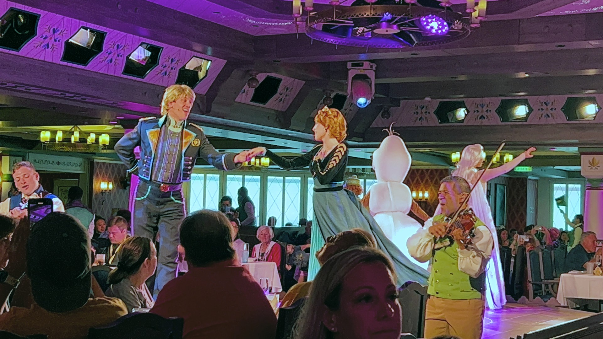 DCL Disney Wish Arendelle A Frozen Dining Adventure show 45