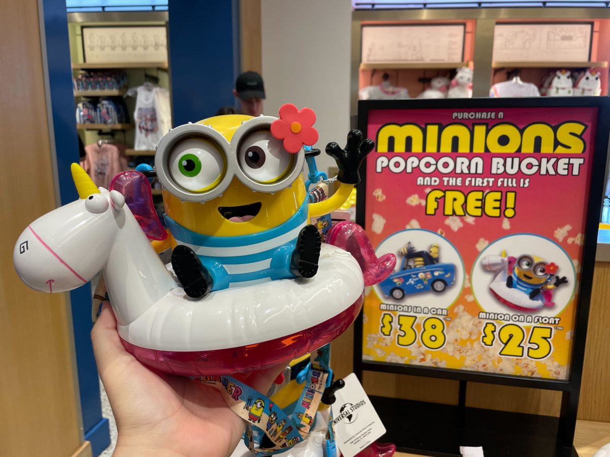 New Minion Popcorn Bucket Swims Into Universal Orlando Resort WDW