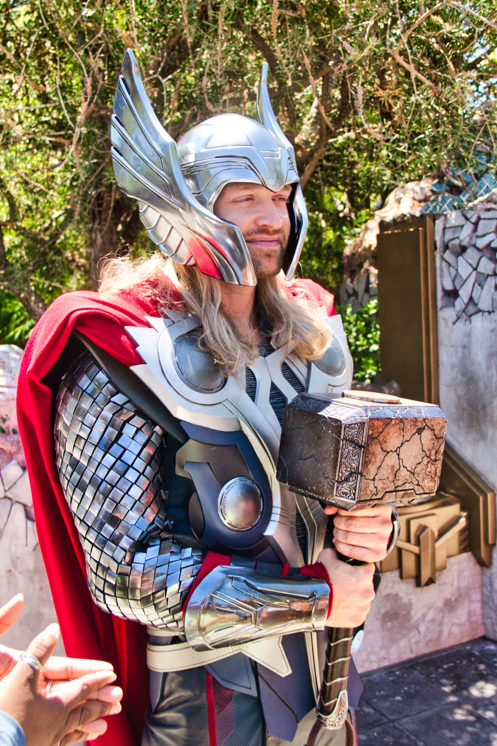 Thor with Broken Mjolnir at Avengers Campus in DCA