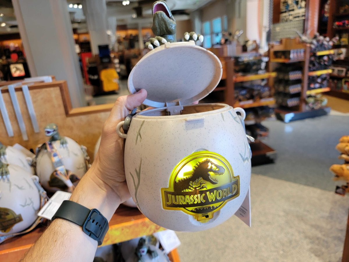 USH Jurassic World Raptor Egg POpcorn Bucket 12