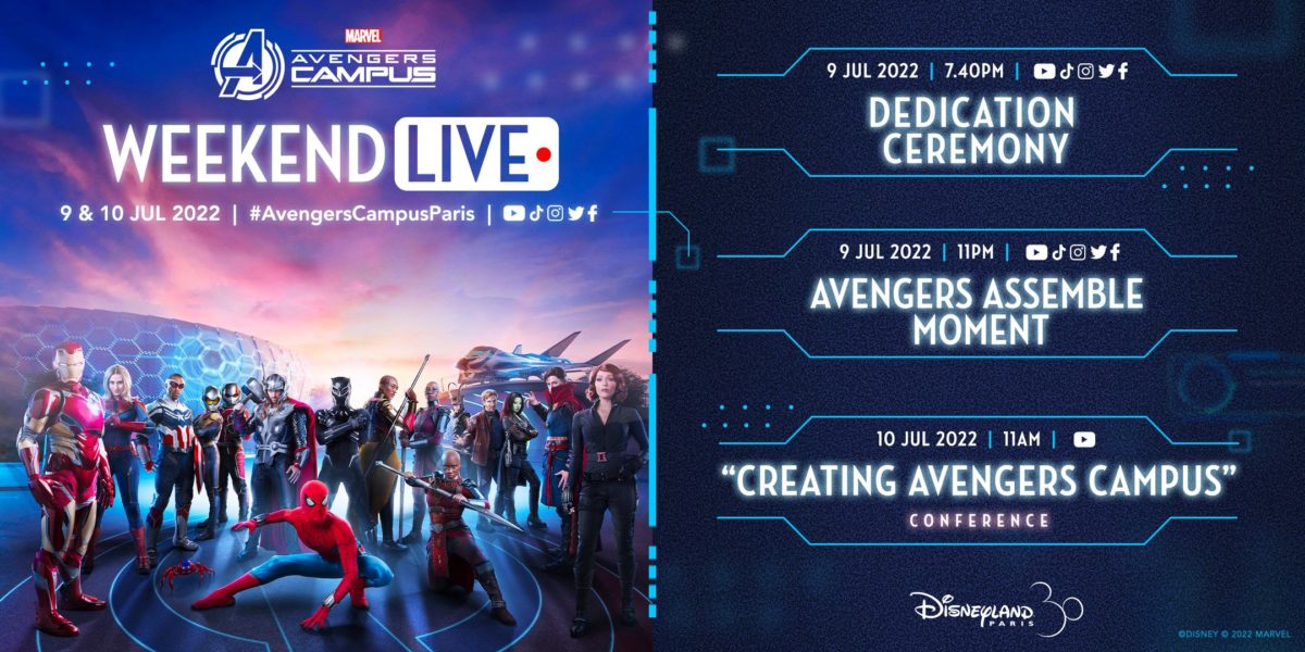 avengers campus opening live dlp