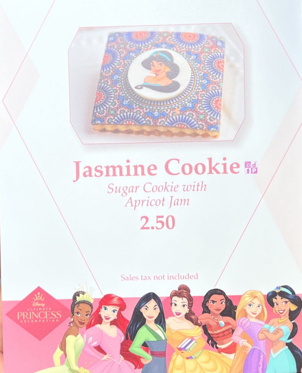 2022 World Princess Week EPCOT Jasmine cookie