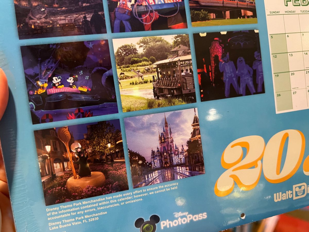 2023 Walt Disney World Calendar 4