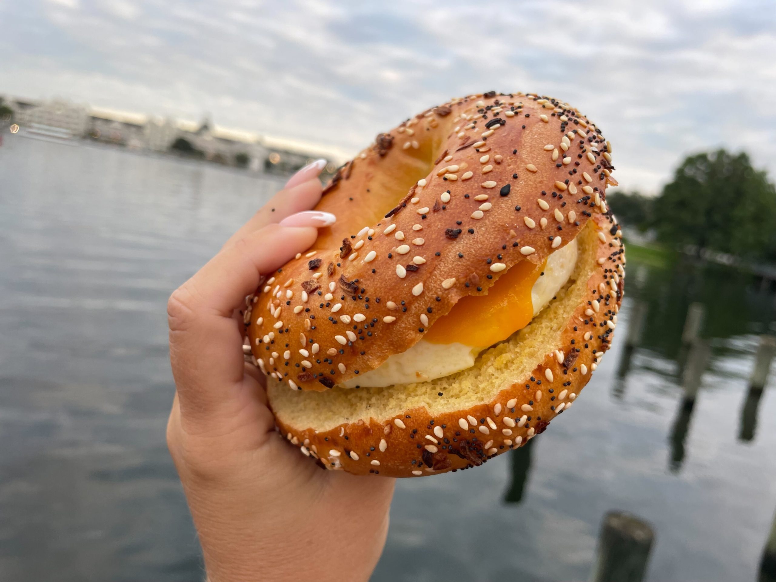 BoardWalk Deli Breakfast everything bagel sandwich 4 scaled