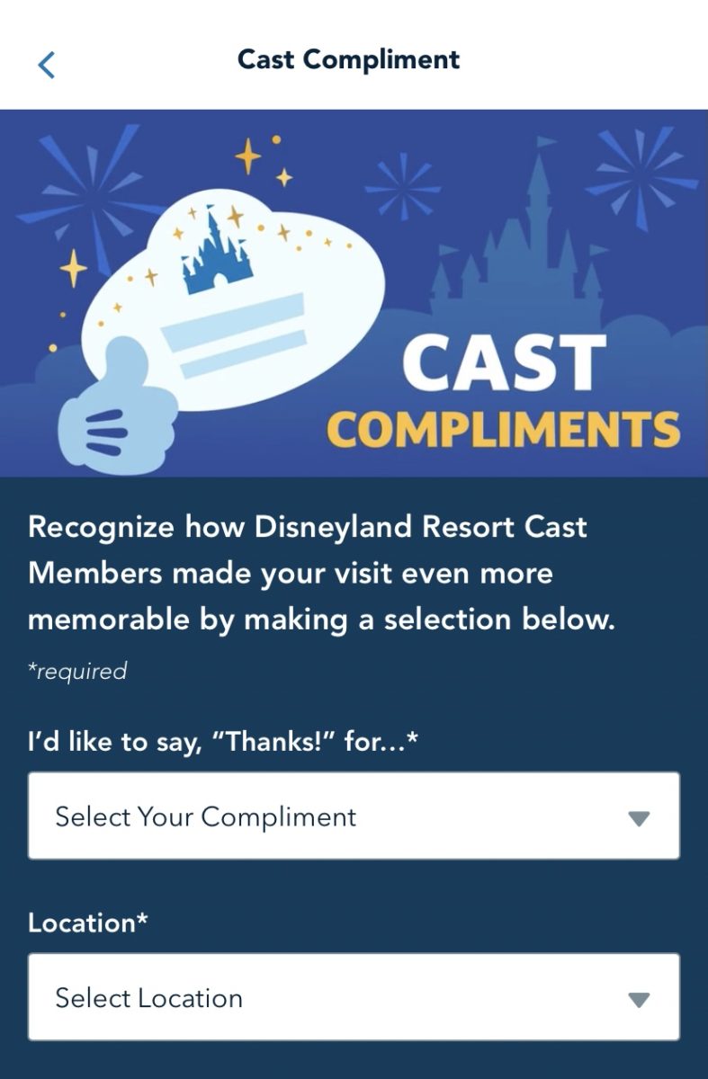Disneyland app cast compliment 4864