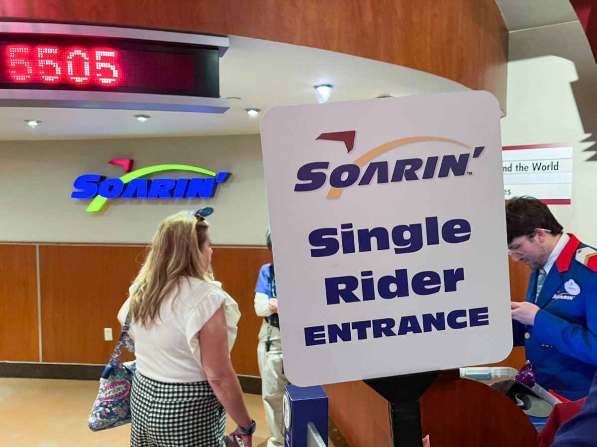 Soarin single rider