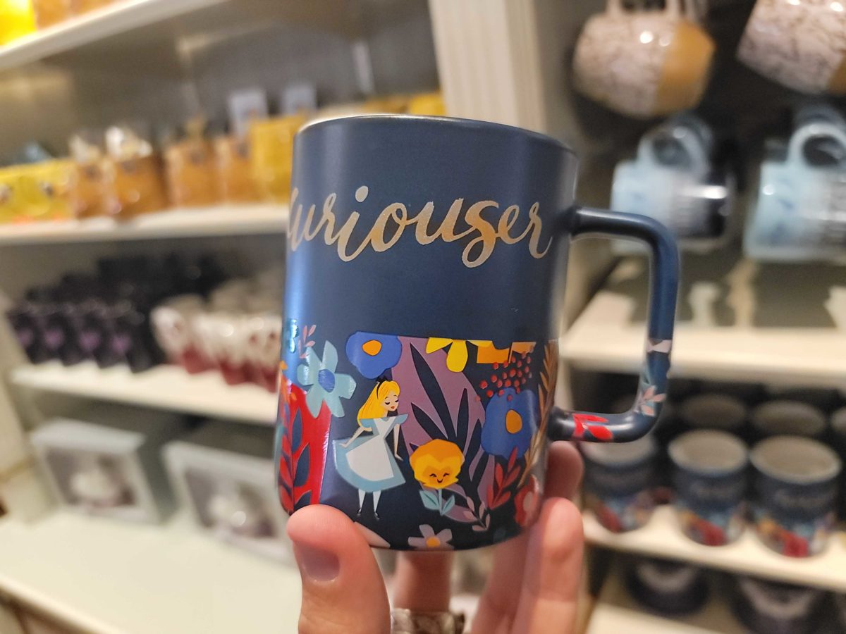alice in wonderland curiouser and curiouser mug 1