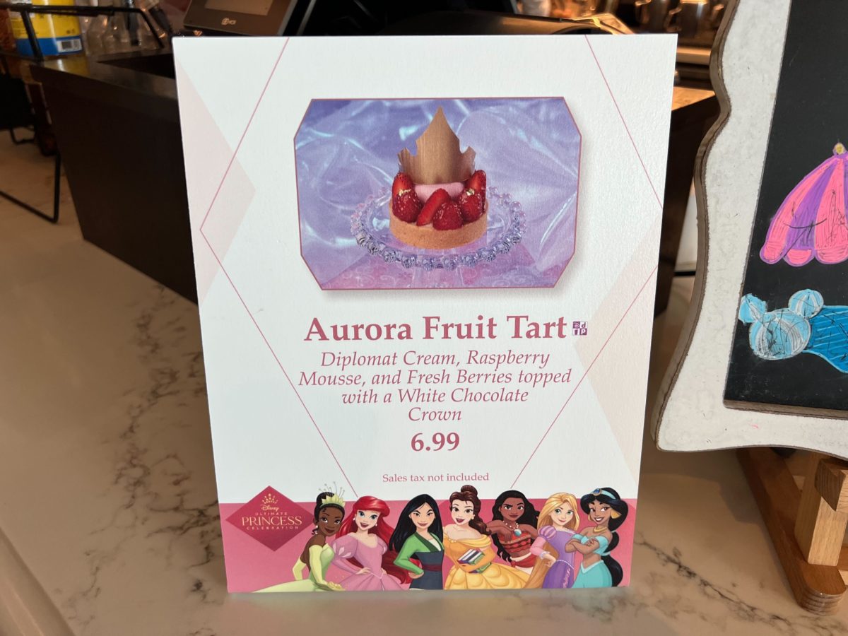 aurora fruit tart menu