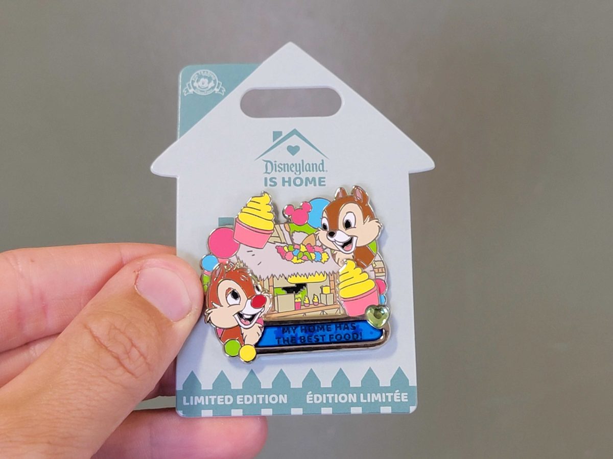 disneyland is home chip dale pin 1