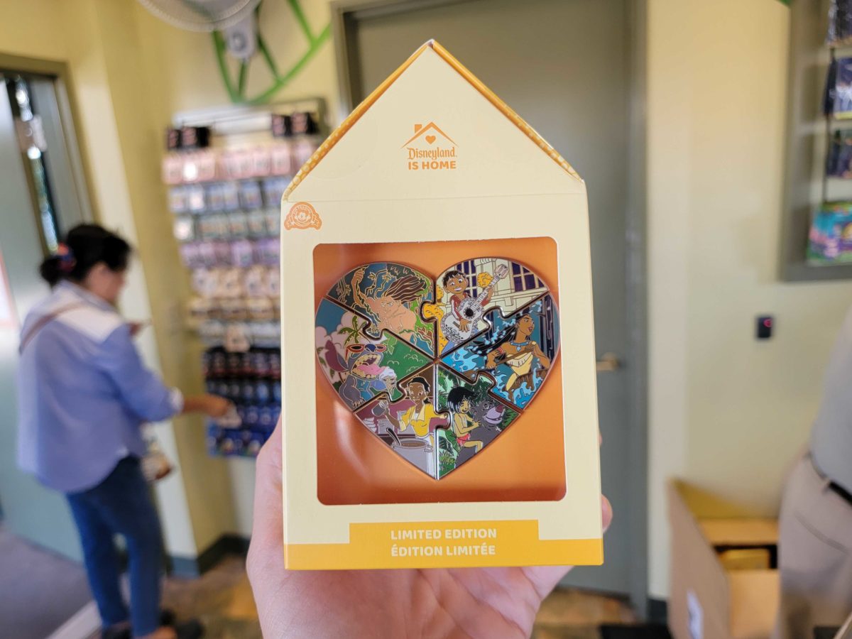 disneyland is home heart puzzle pin 1