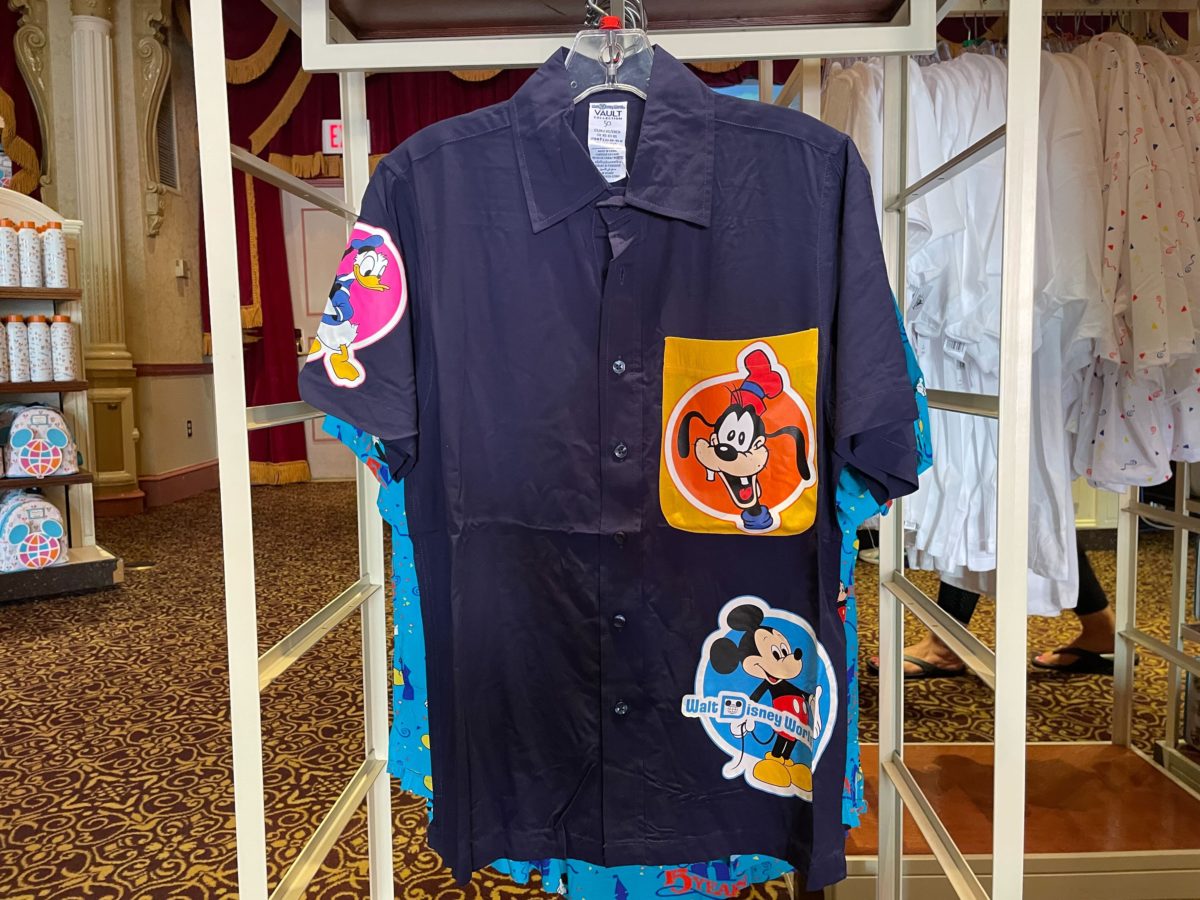 mickey and friends vault collection button up shirt 7