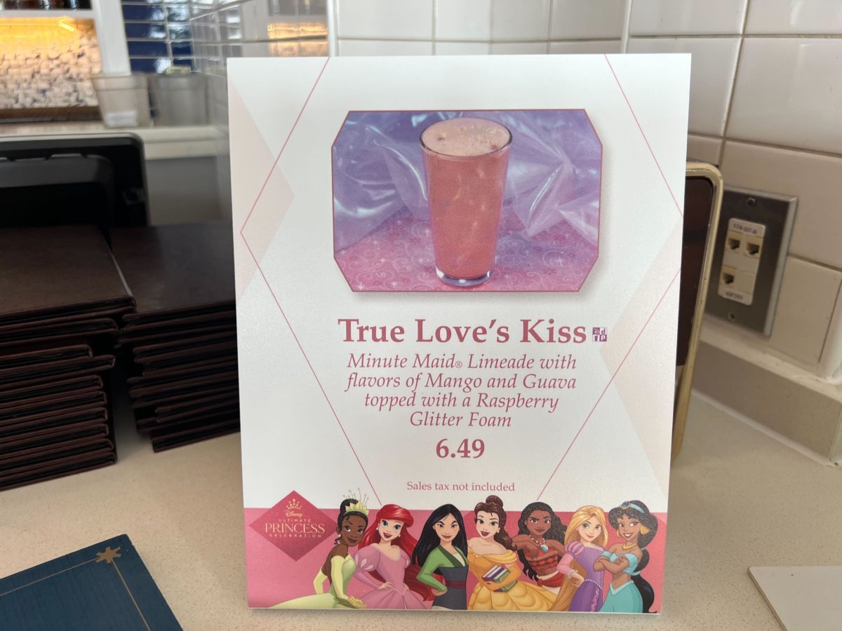 true loves kiss menu