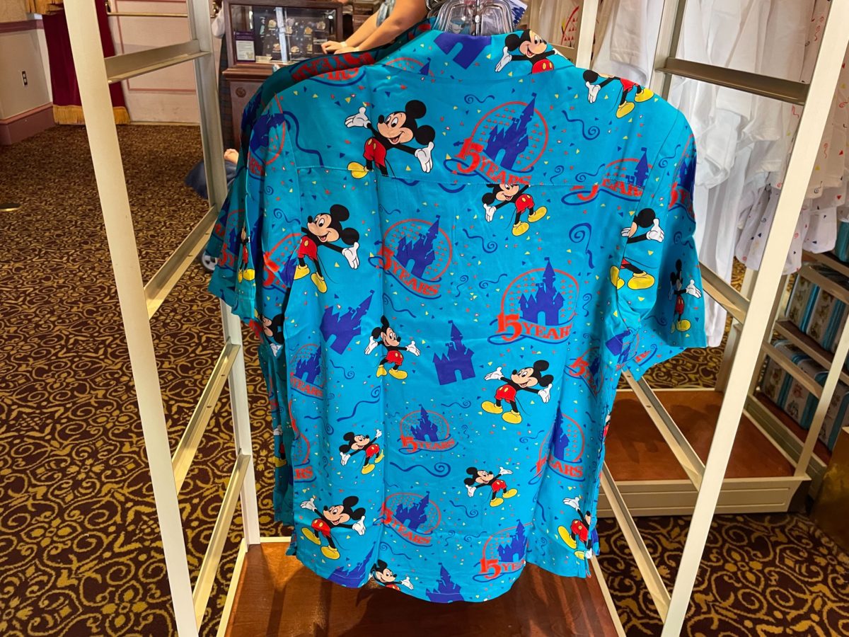 wdw 15th anniversary vault collection button up shirt 3