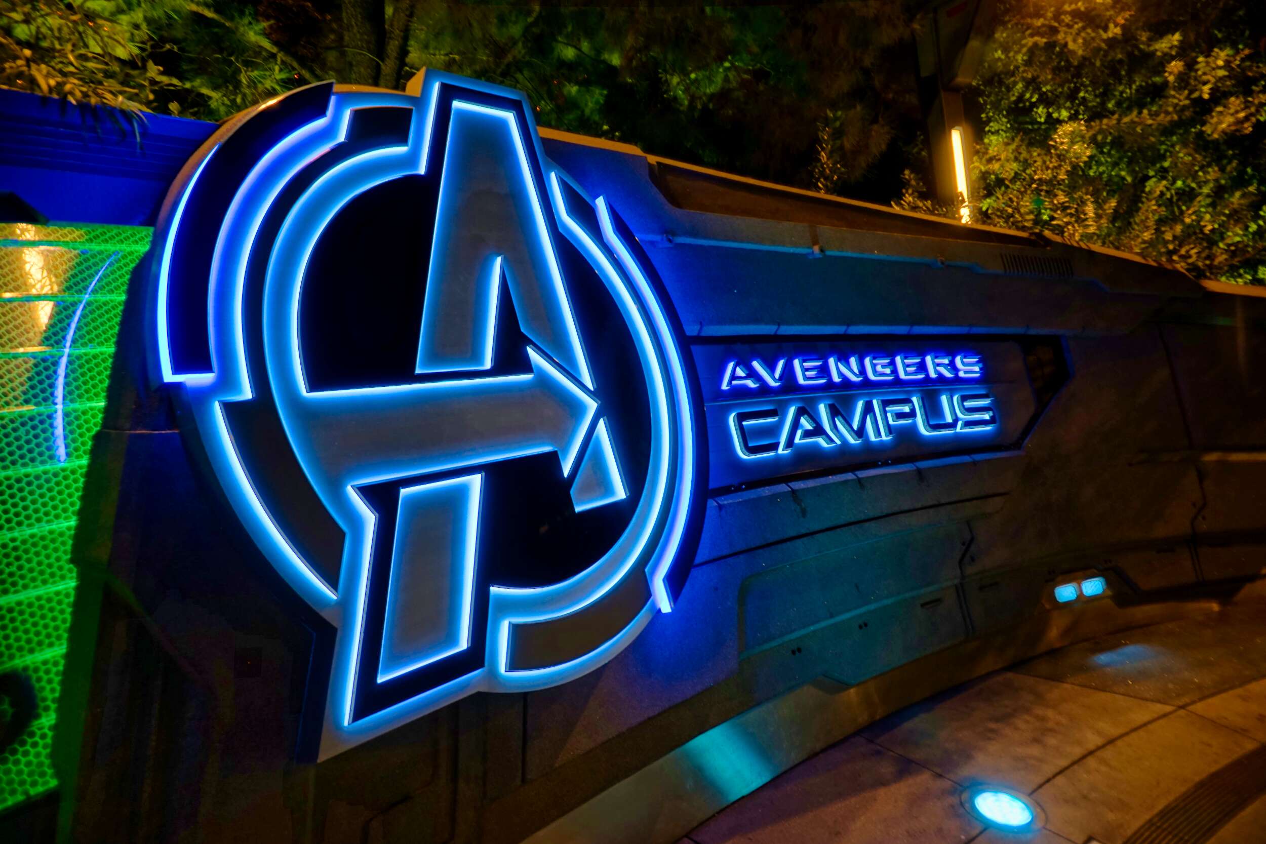 DCA AC Avengers Campus Sign stock