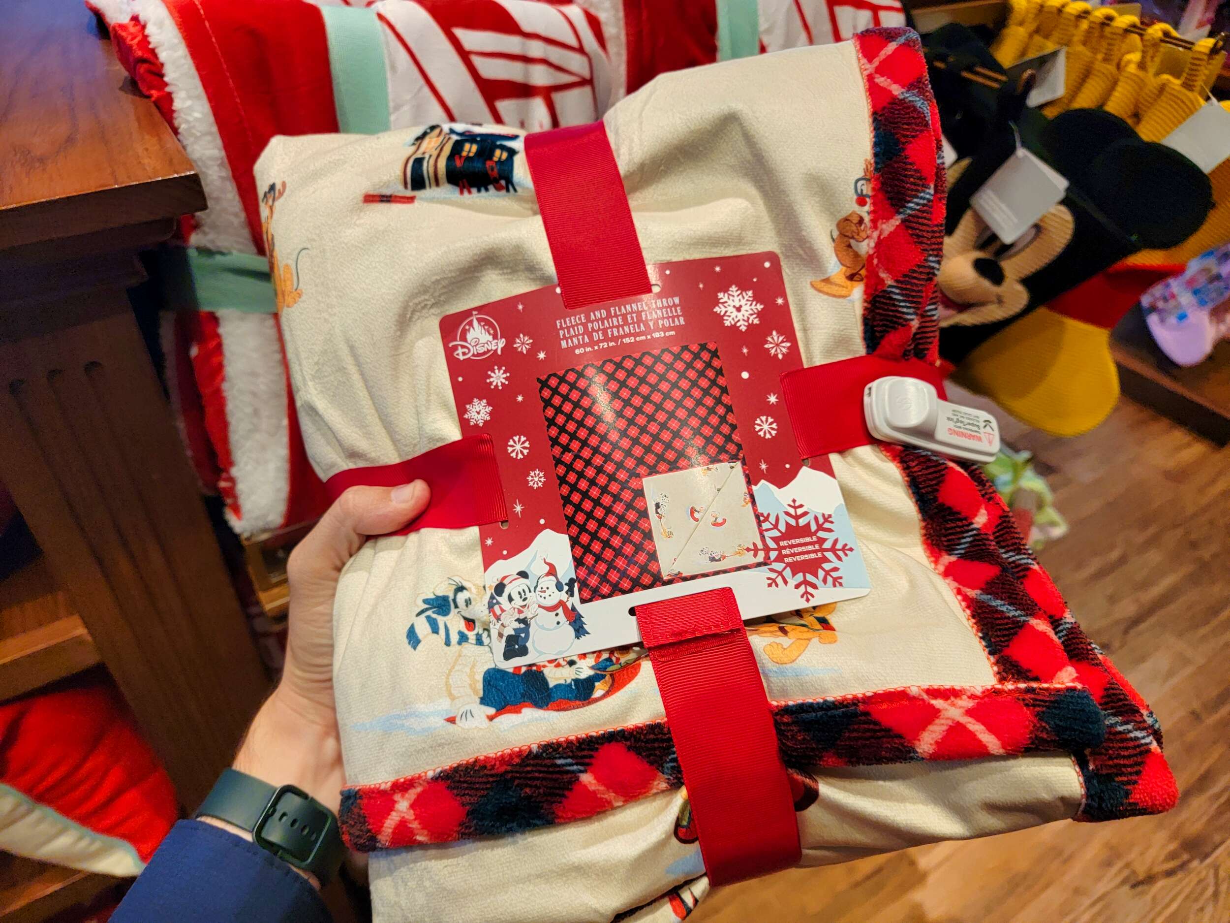 DL Plaza Point Holiday 2021 Throw Blanket