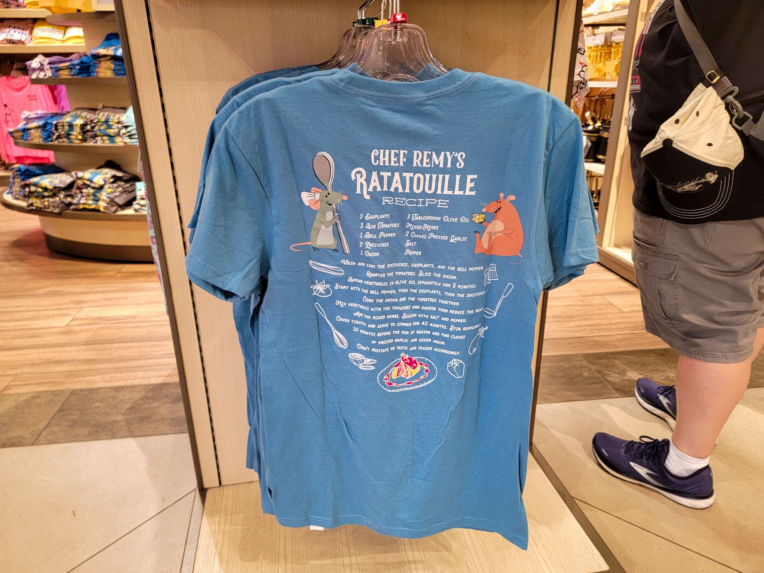 DTD WoD Ratatouille recipe shirt