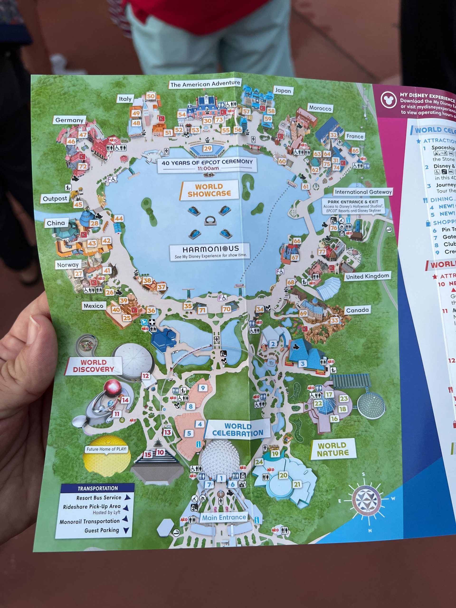 EPCOT 40th commemorative guidemap 4 scaled