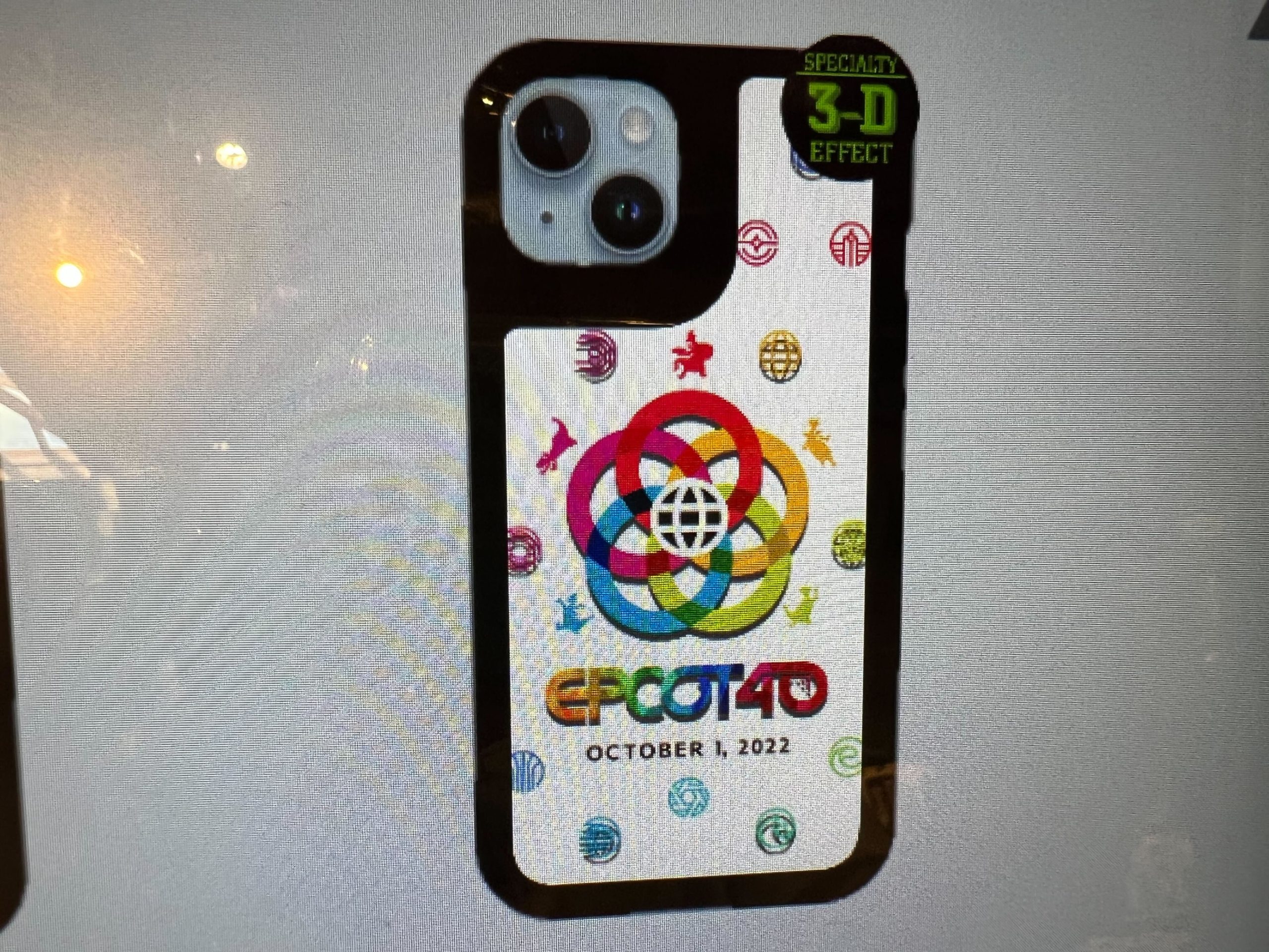 Epcot 40th anniversary phone cases logo