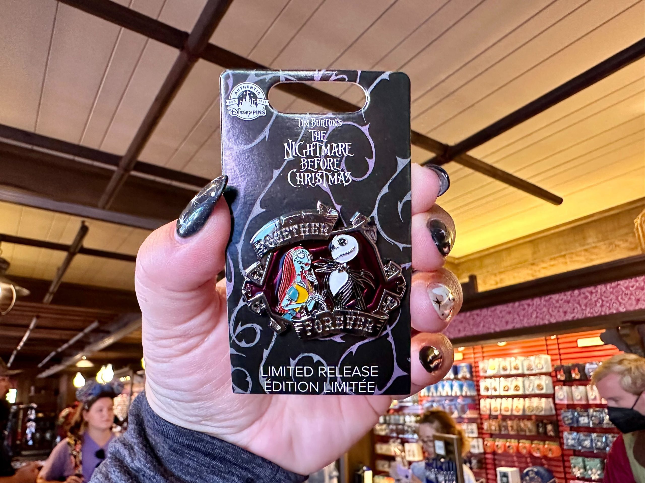 Nightmare before christmas limited edition pin jack and sally