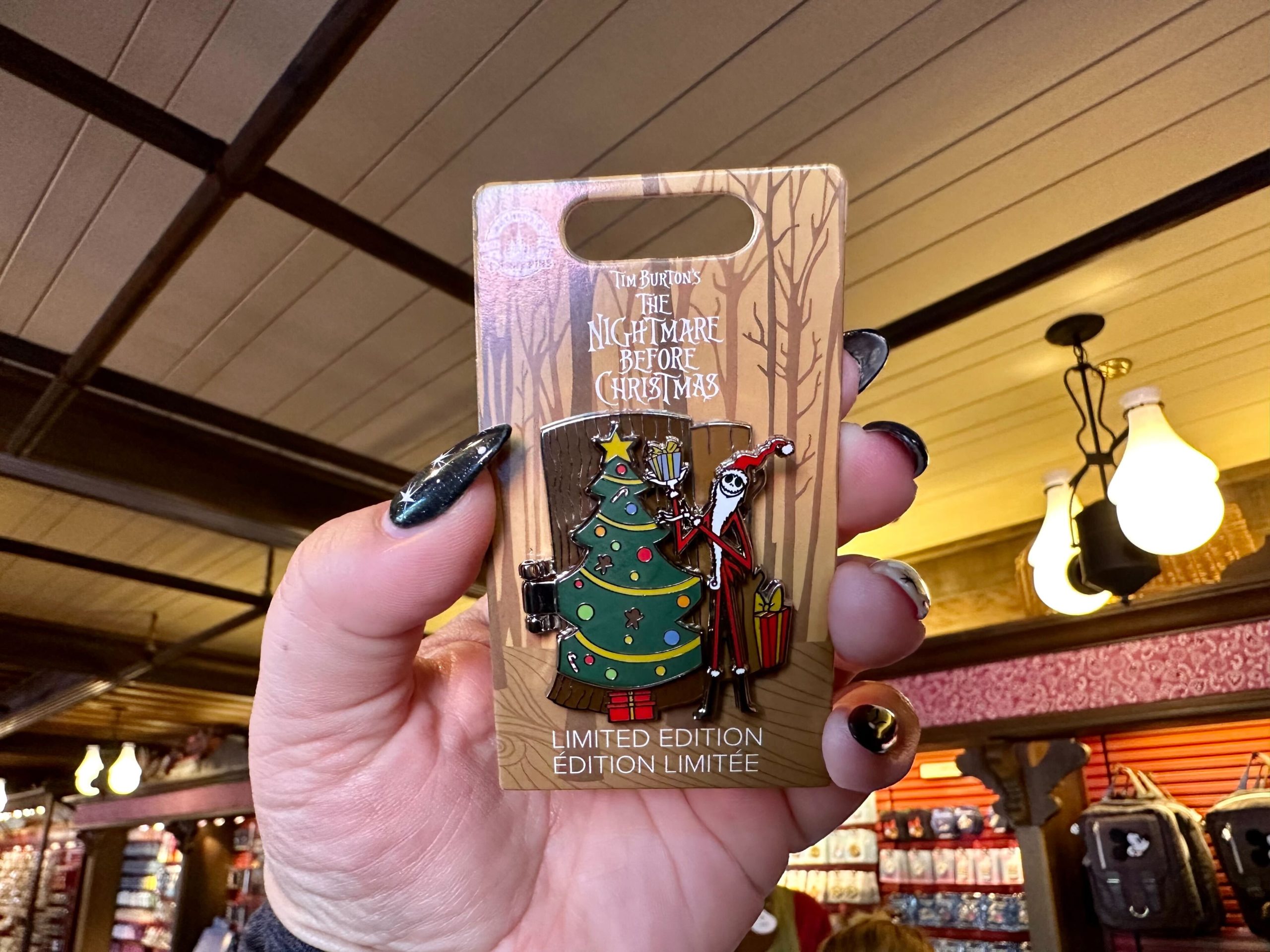 Nightmare before christmas limited edition pin jack and tree