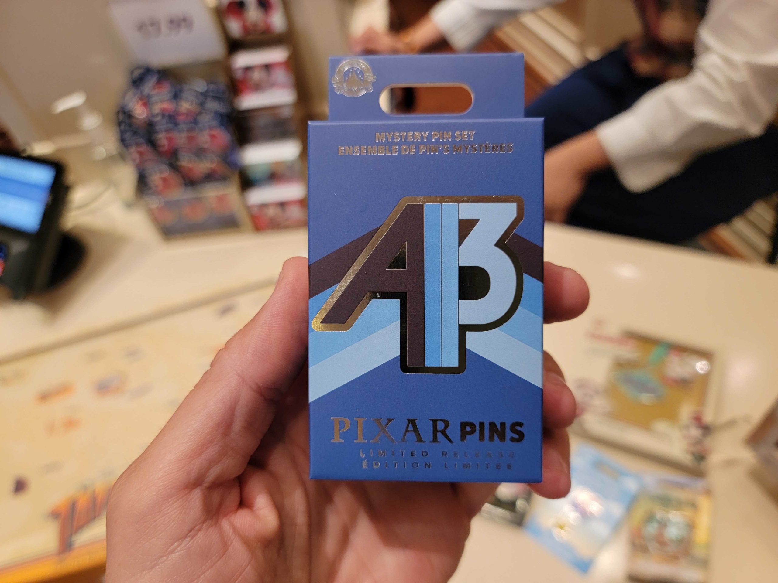 Pixar Pins Mystery LE Pin set box