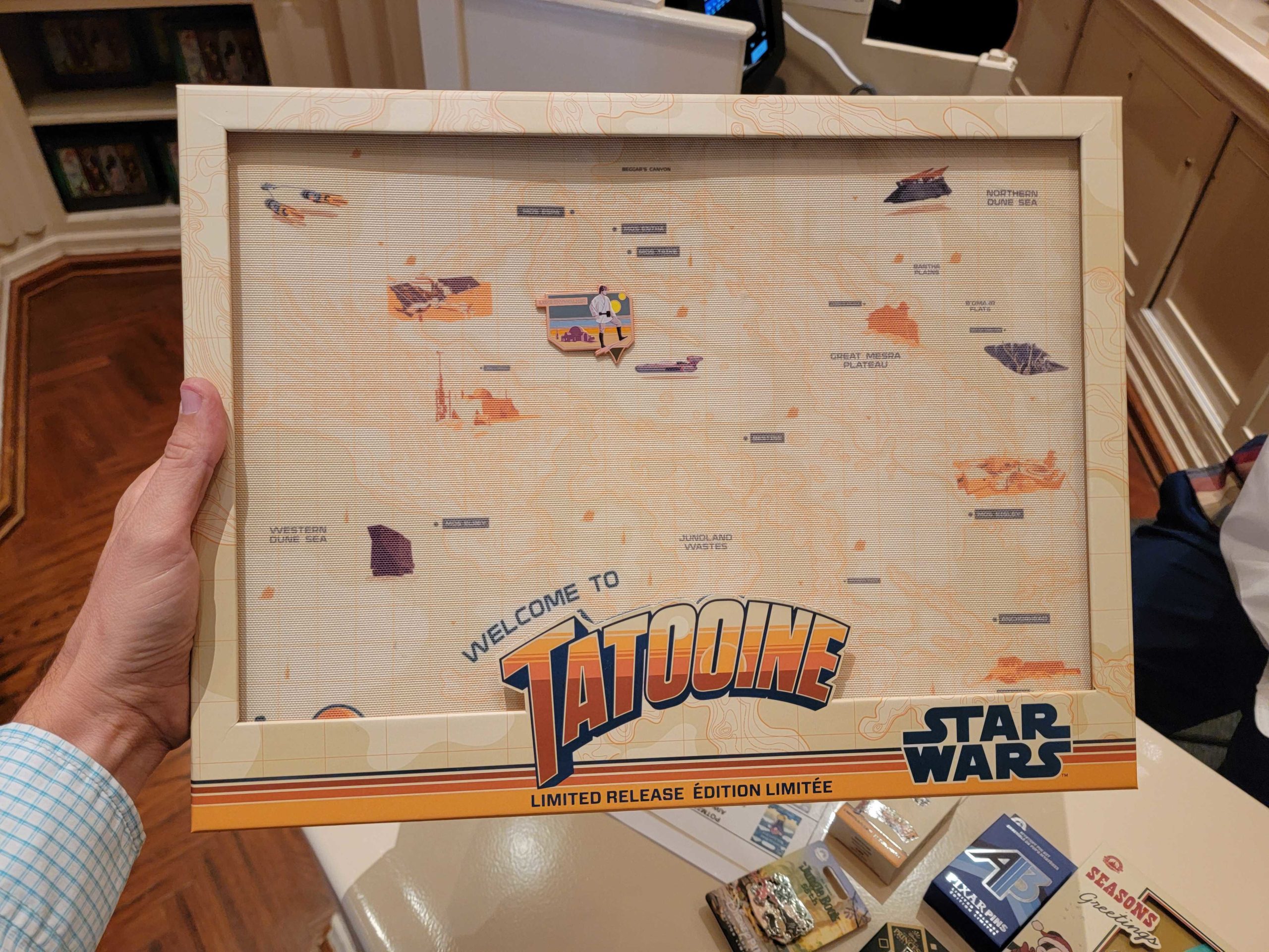 Star Wars Tatooine set mystery pin set and chaser board 1