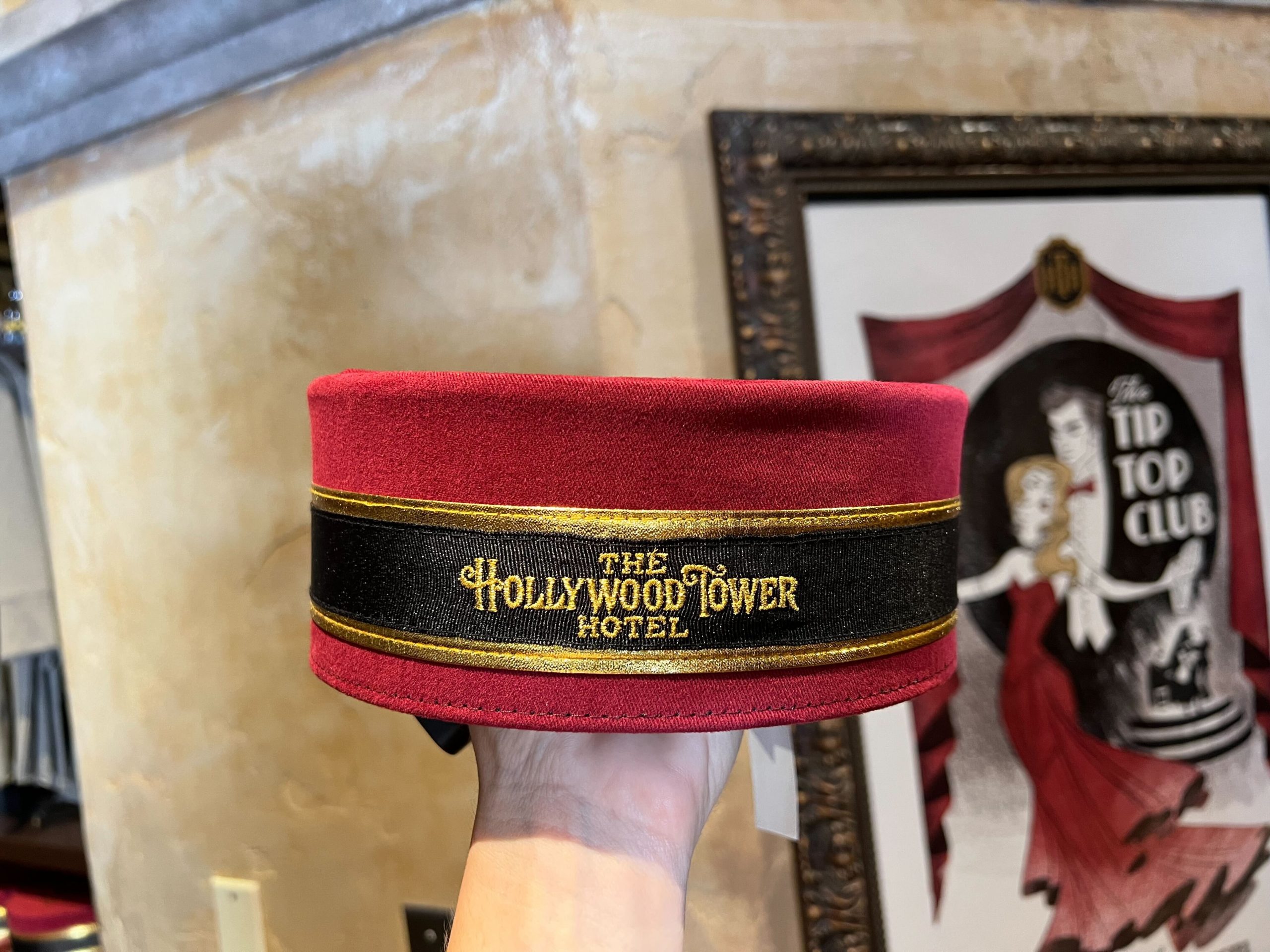 Tower of Terror bellman hat front view 2