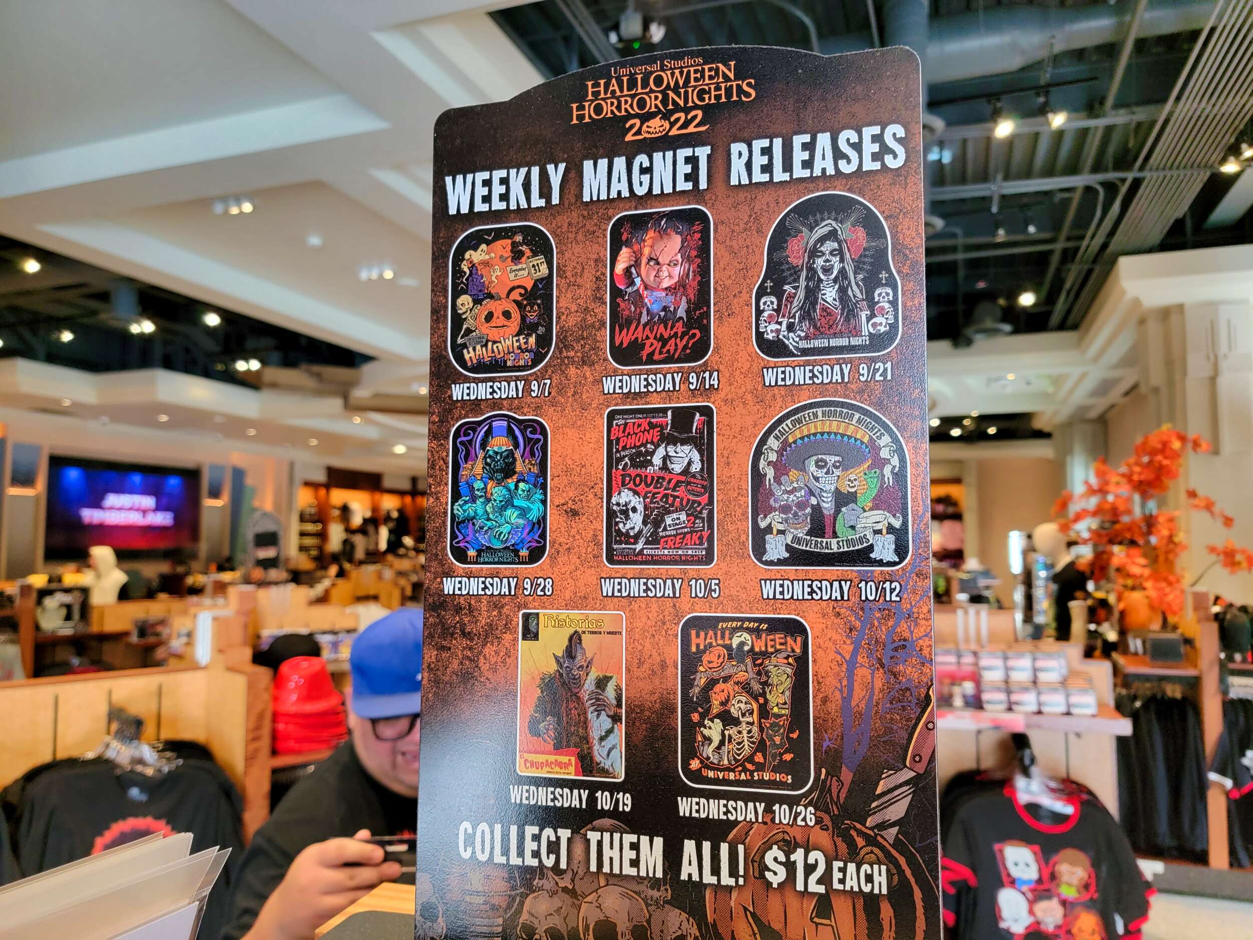 USH Studio Store Weekly Magnet release HHN