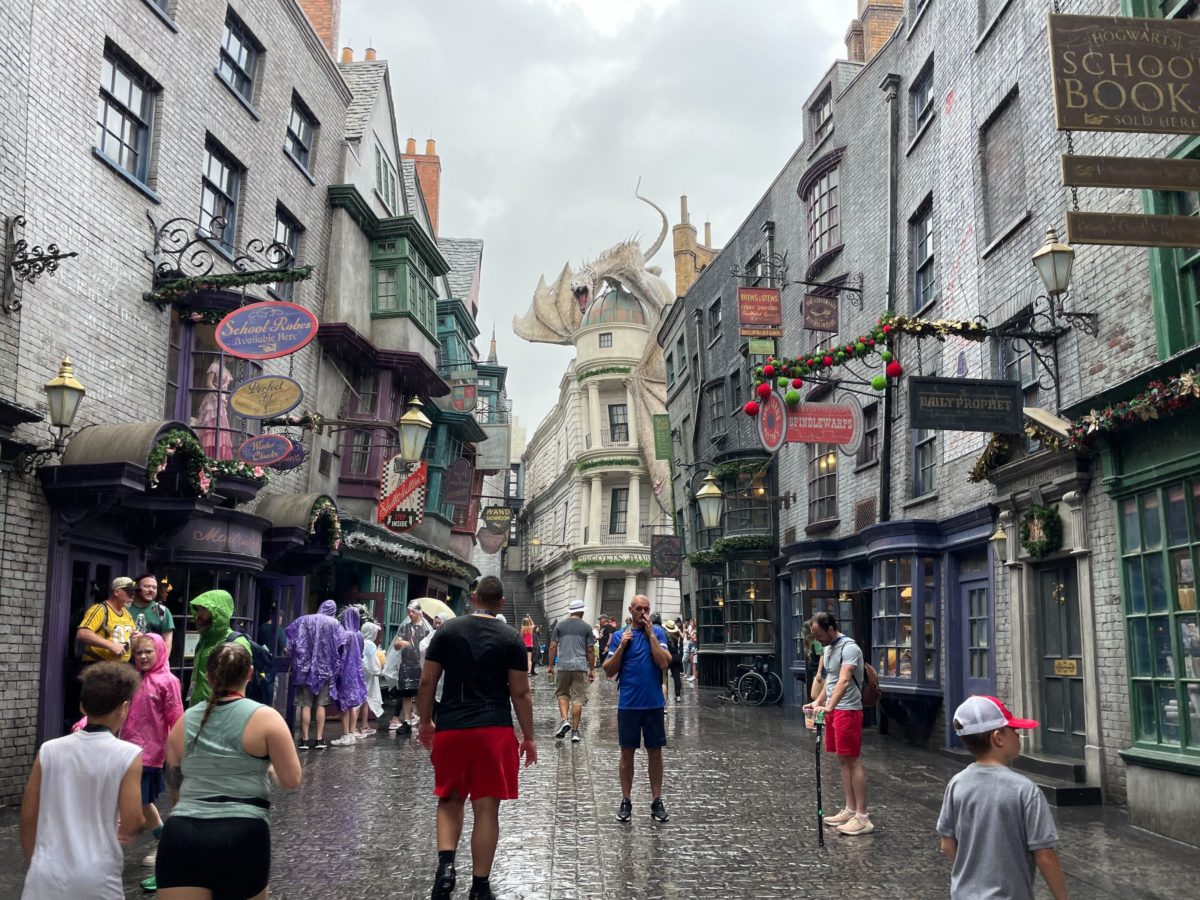 wwohp diagon alley holiday decorations 2022 7808