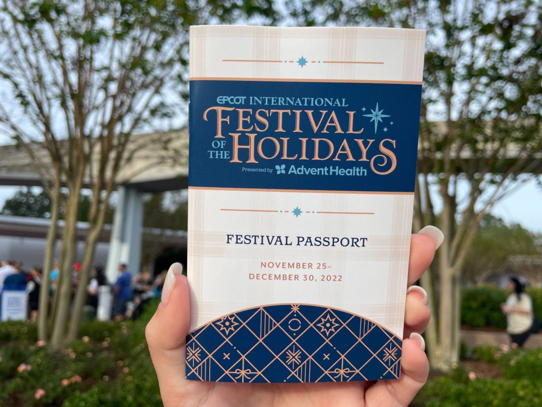 2022 EPCOT International Festival of the Holidays FotH Festival Passport 12