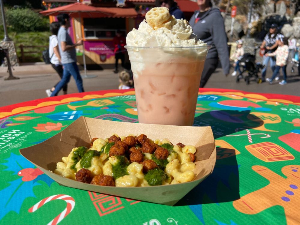 A twist on tradition Curry Mac n cheese guava melon lassi