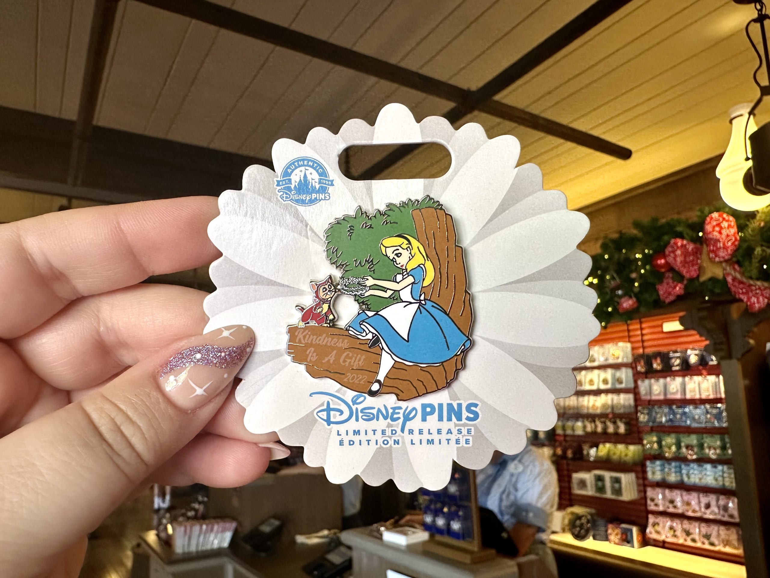 Alice in Wonderland pin limited release scaled