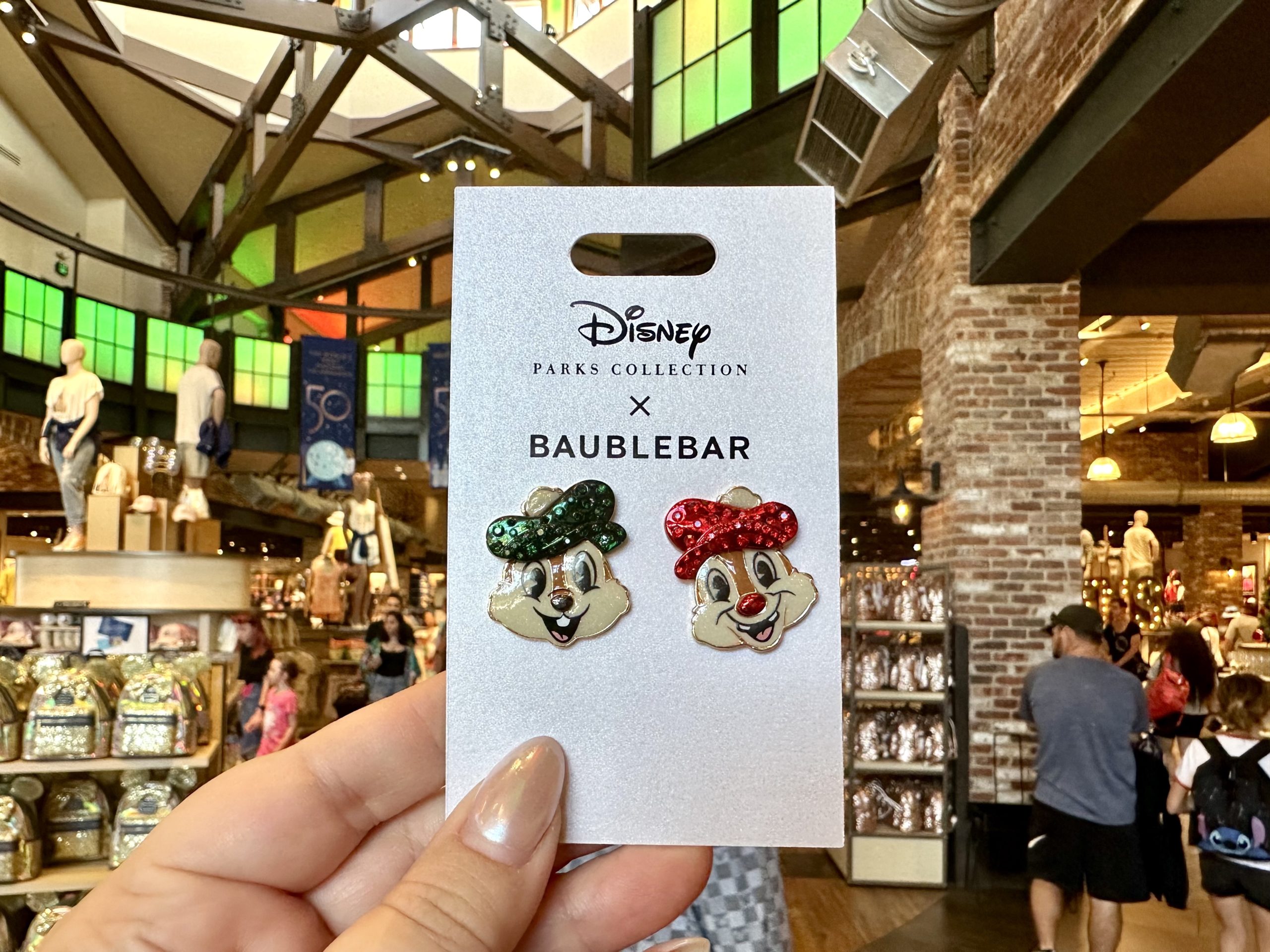 Chip and Dale Holiday BaubleBar earrings scaled