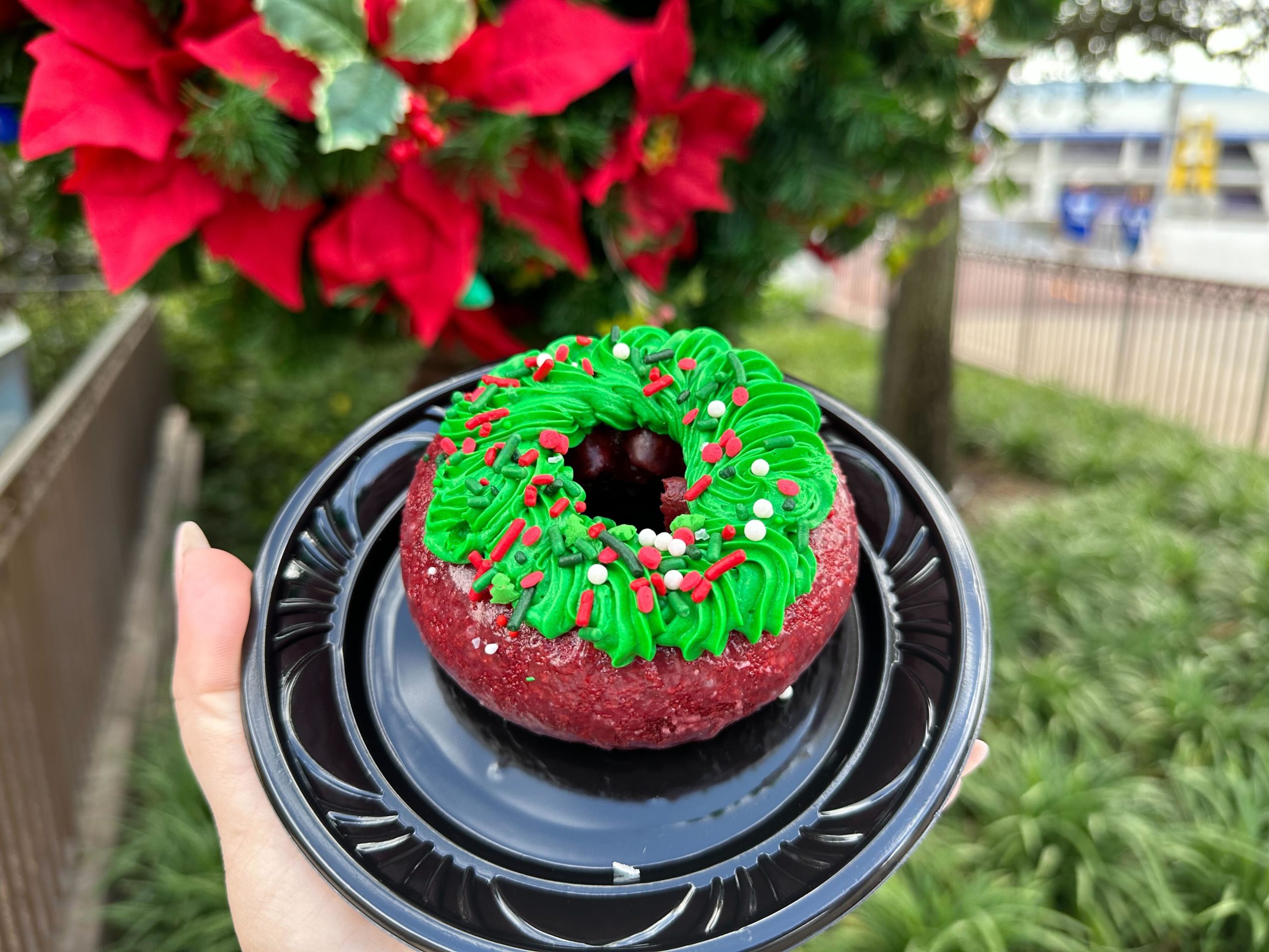 Christmas wreath donut 3