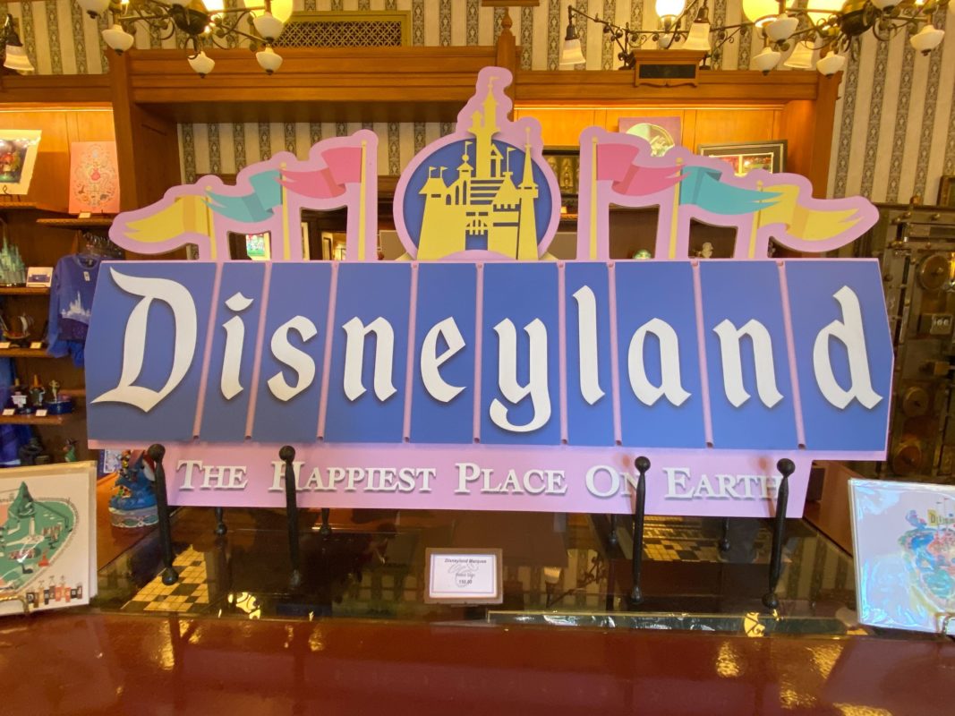 Disneyland wood sign 2881
