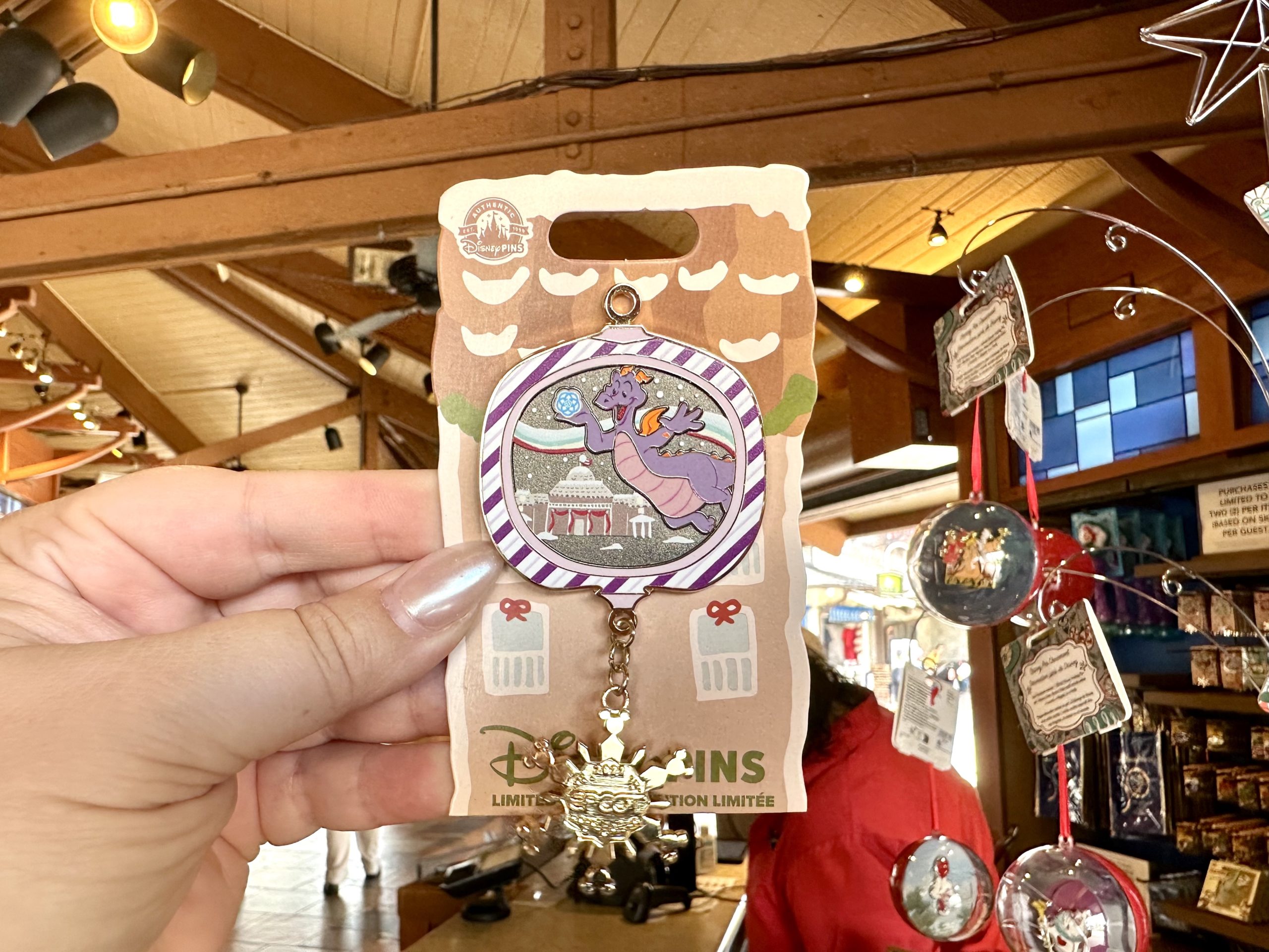 Gingerbread Figment EPCOT pin 2022 scaled