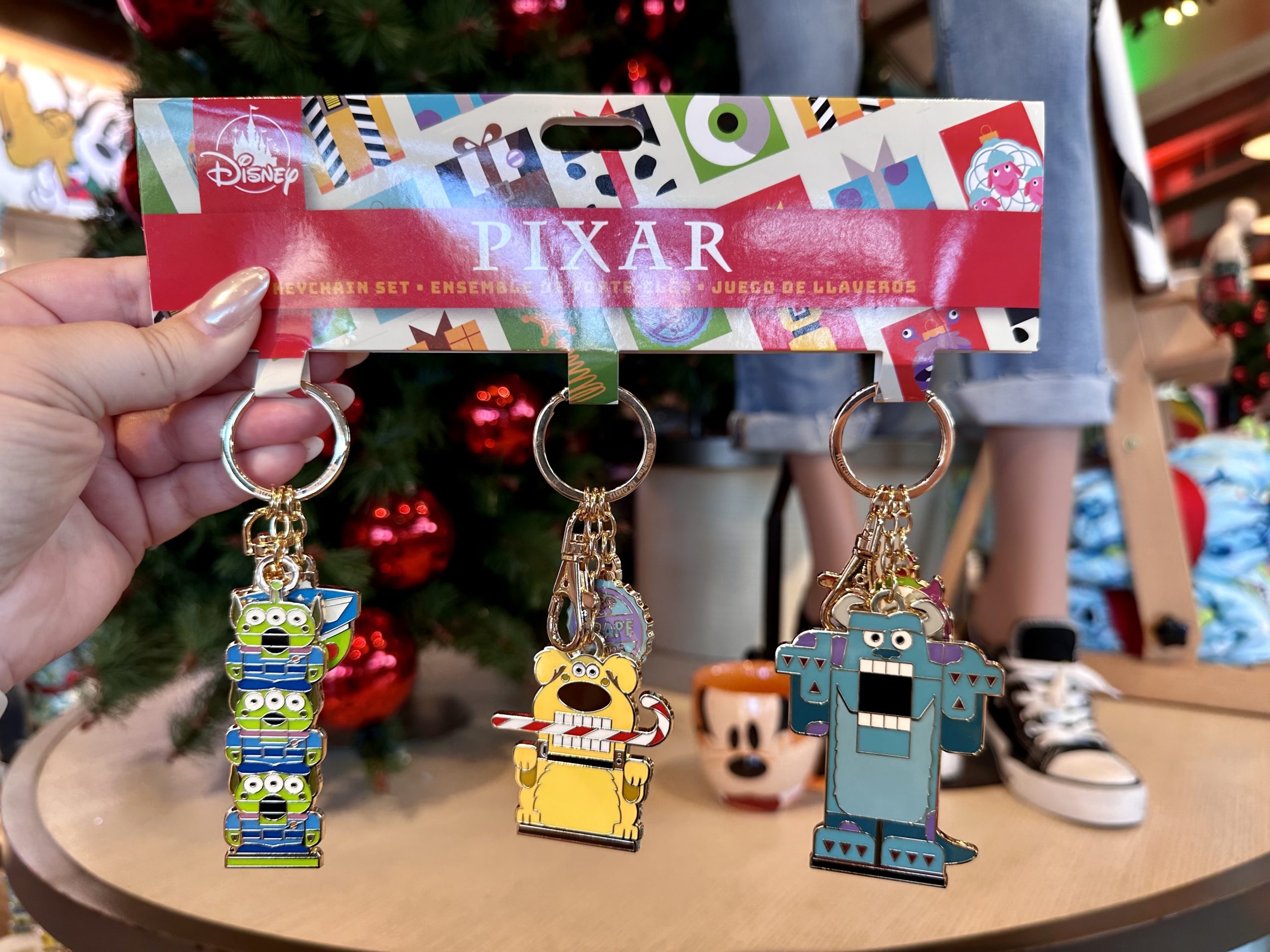Holiday Pixar Keychain Set scaled