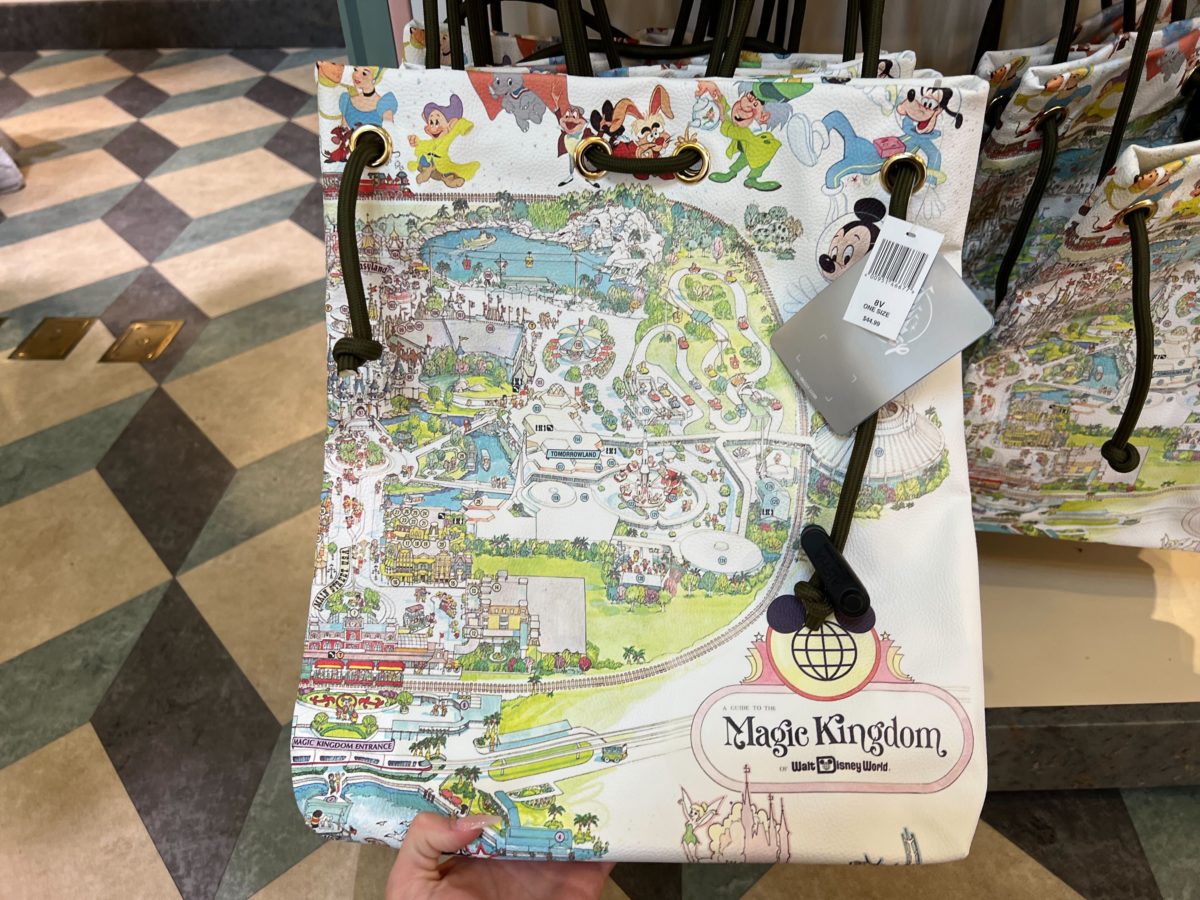 Magic Kingdom map bags 0896