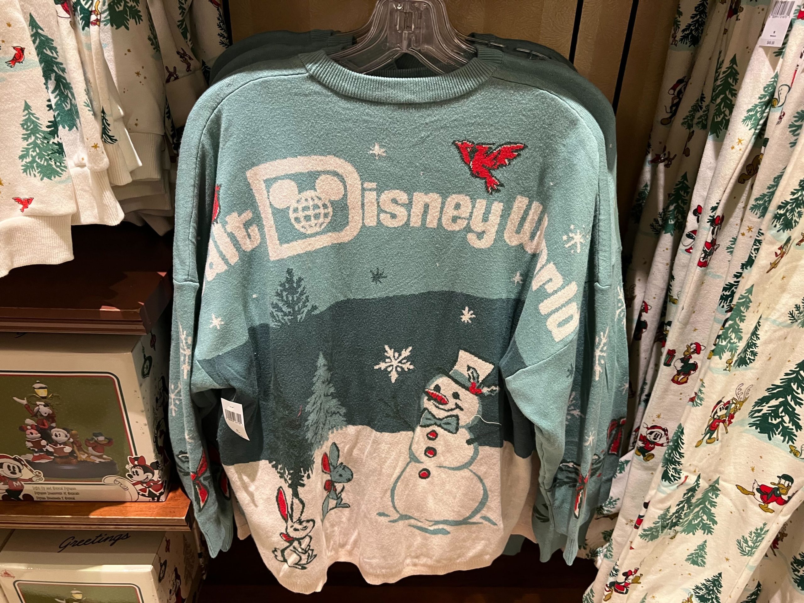 Mickey Mouse Adult holiday spirit jersey sweater back 3