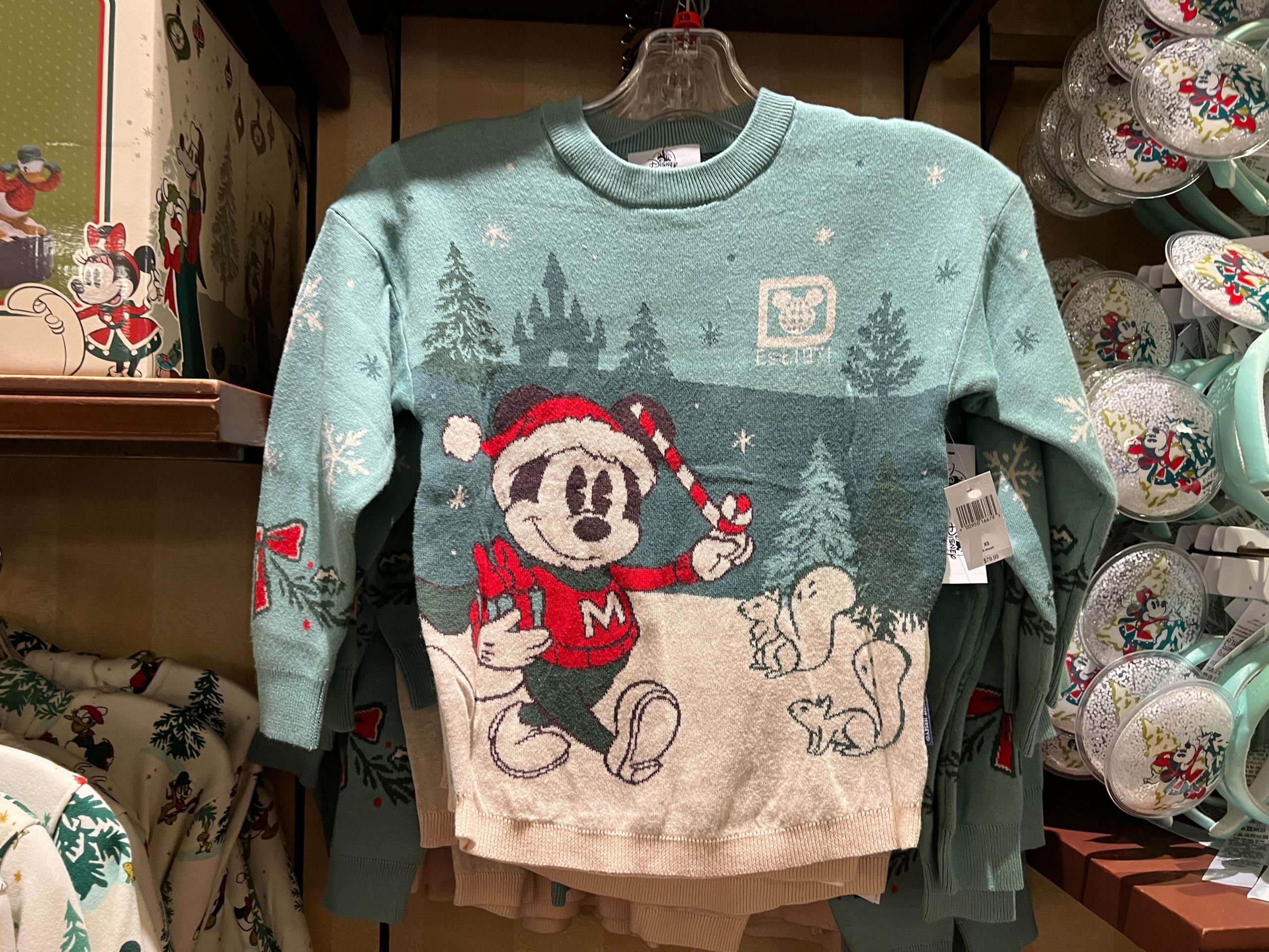 Mickey Mouse youth holiday spirit jersey sweater overview