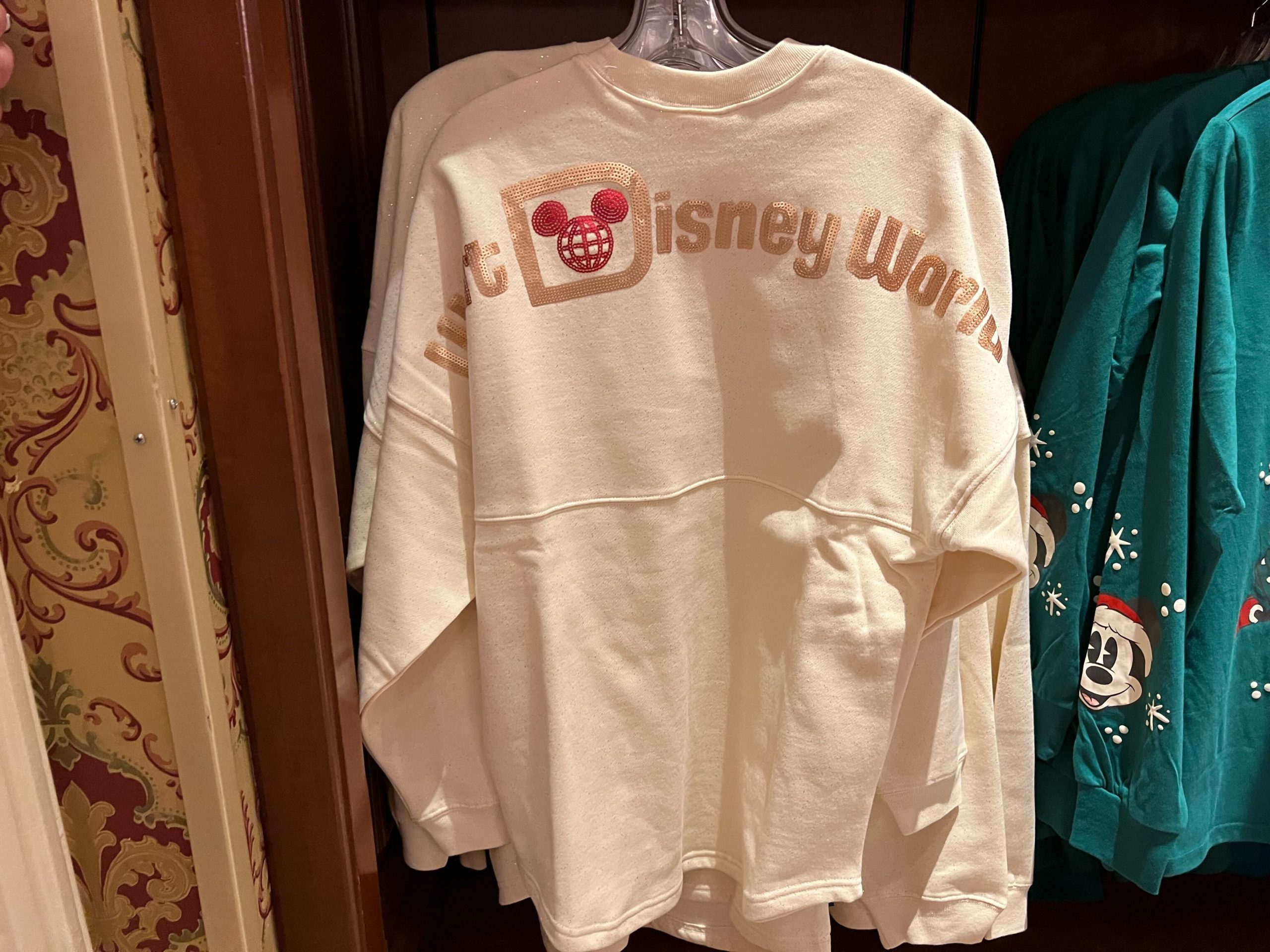 Mickey head holiday spirit jersey back overview