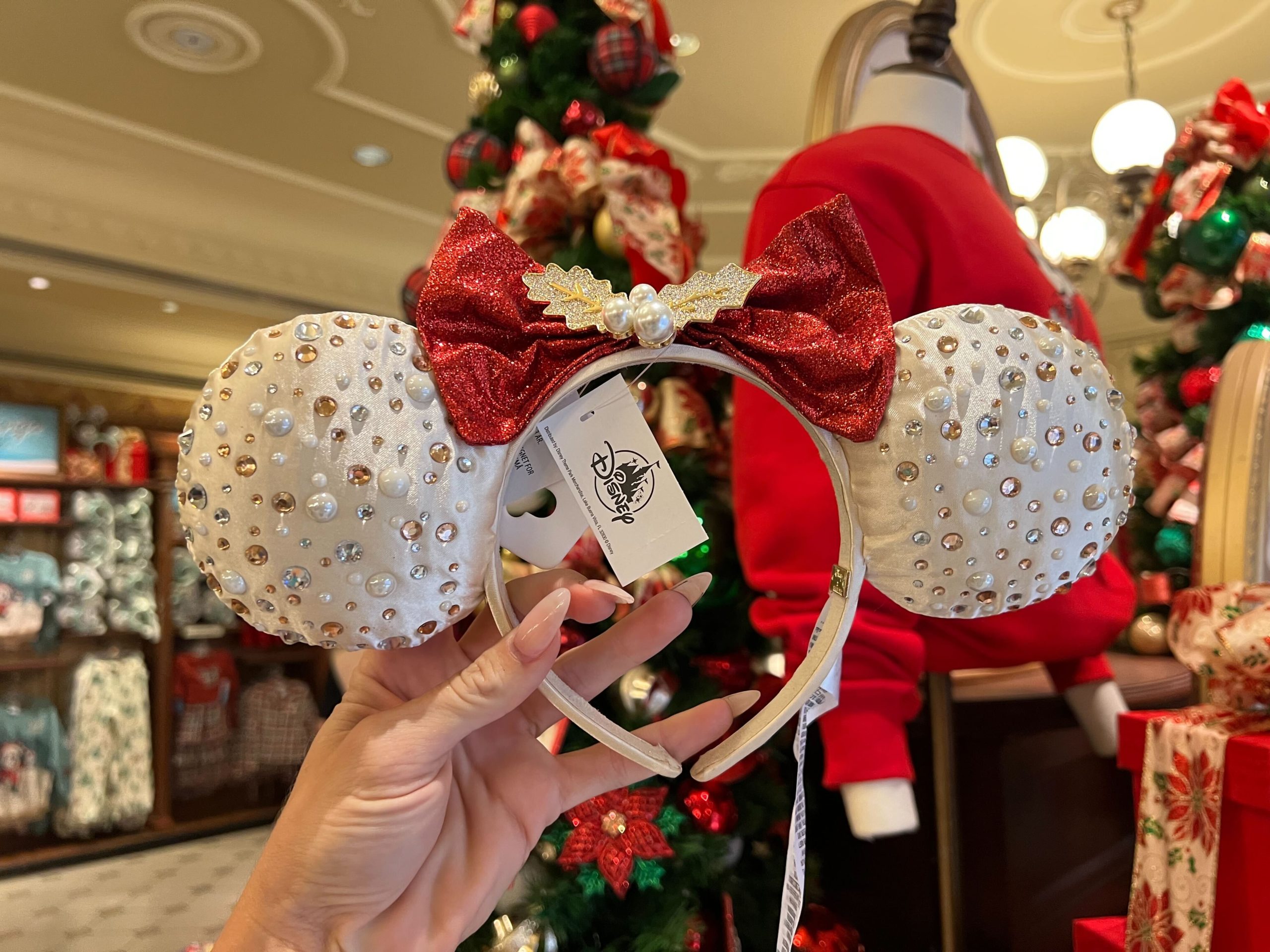 Minnie Christmas Ear headband overview
