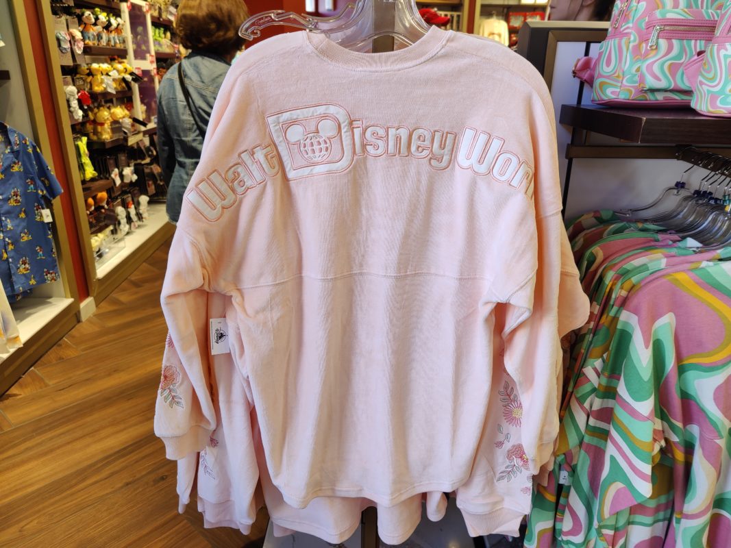Pink fuzzy adult embroidered floral spirit jersey 10