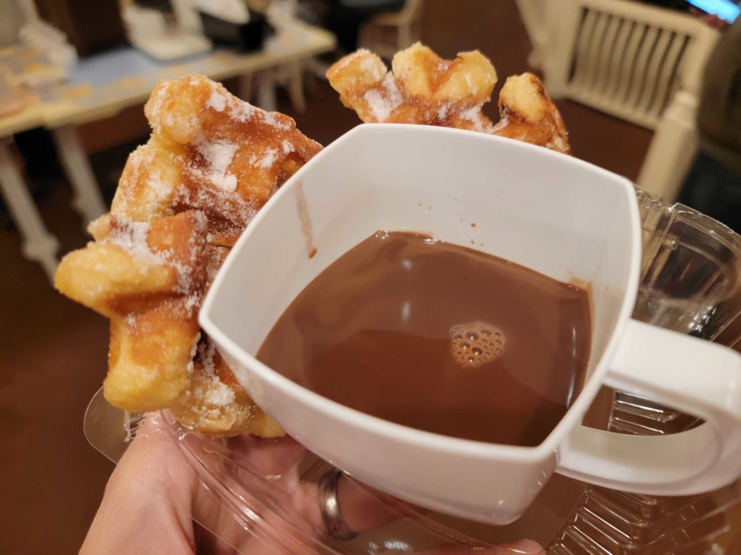 Sipping Chocolate with a Dipping Waffle Jolly Holiday 2022 203114