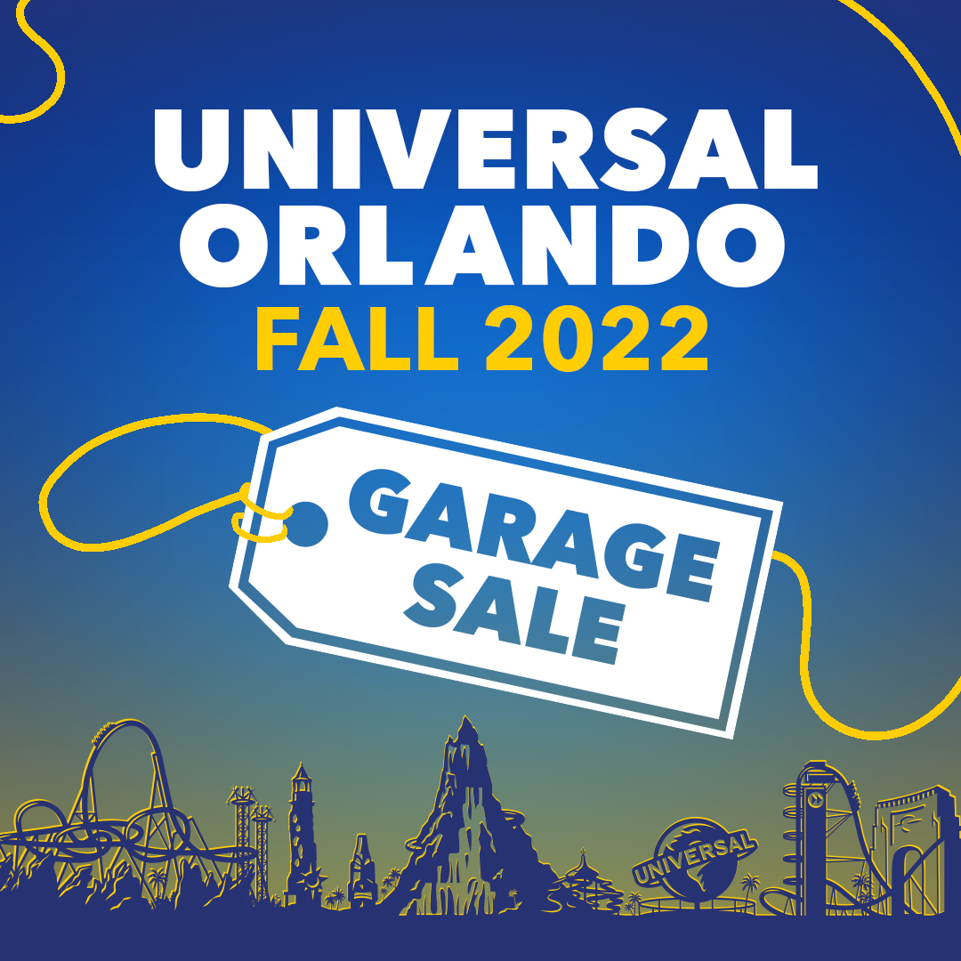 Universal Orlando Fall Garage Sale 2022